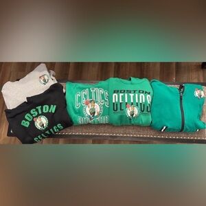 Set of 5 Boston Celtics Sweatshirts size 14/16